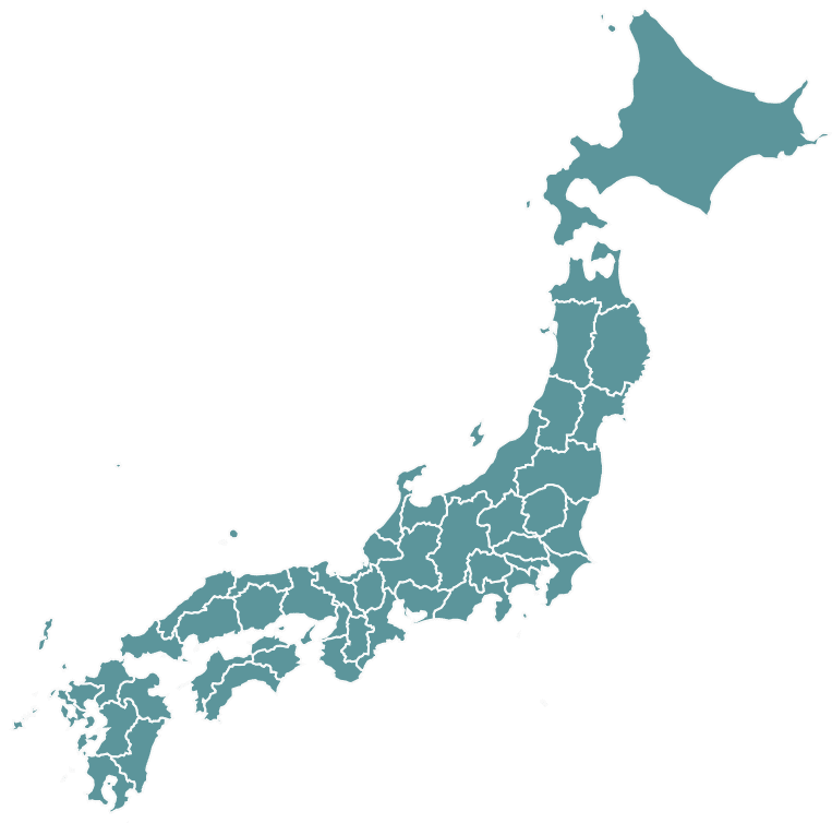 Kaart van Japan