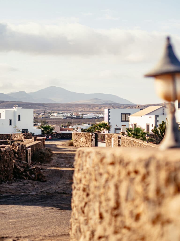Het landschap op Fuerteventura