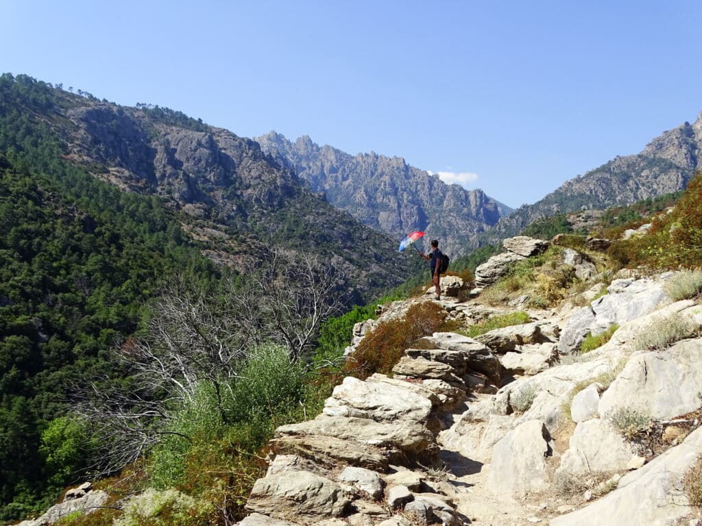 Uitzichtpunten bij Tavignano op Corsica
